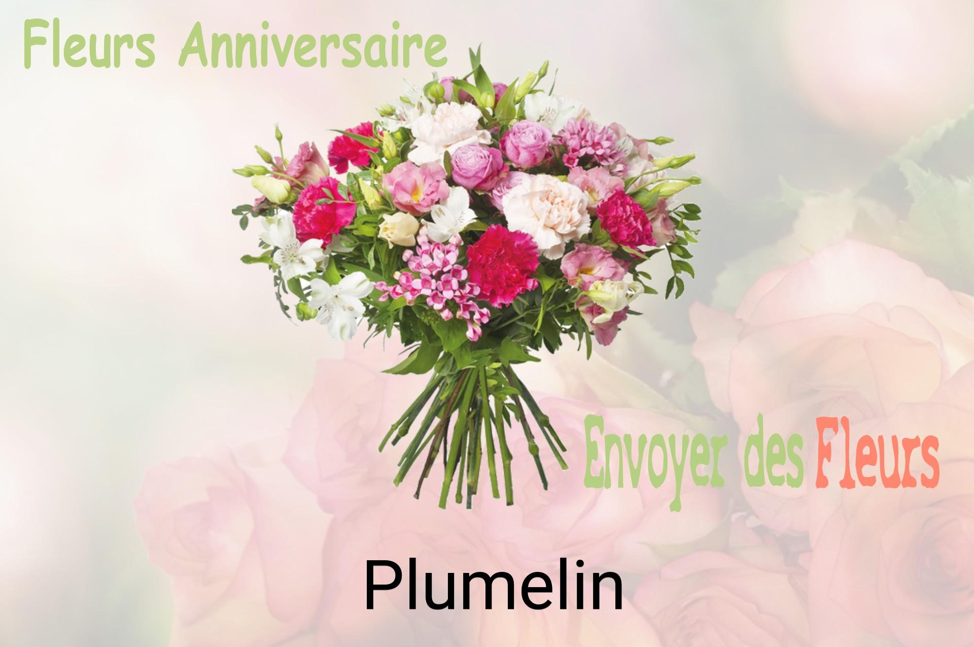 Bouquet de fleurs d’anniversaire livré à Plumelin